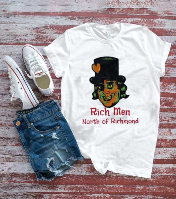 Rich Men North Of Richmond Damn Shame Top Hat Heart T-Shirt
