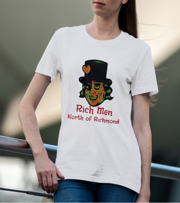 Rich Men North Of Richmond Damn Shame Top Hat Heart T-Shirt