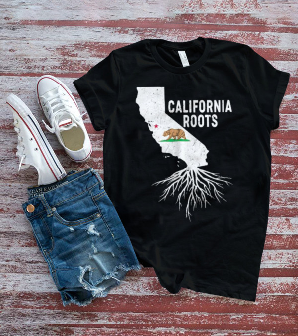 California Roots Bear And State T-Shirt