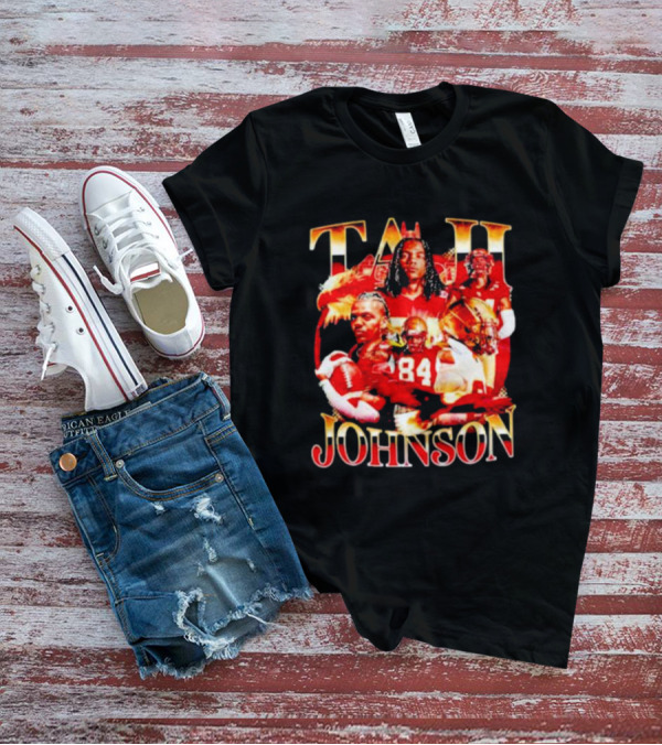 TAJI Johnson Football Highlights 84 T-Shirt
