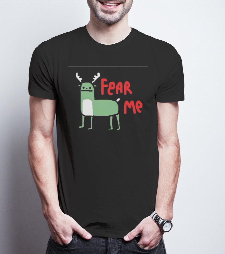 Buck Fear Me Spooky Deer T-Shirt
