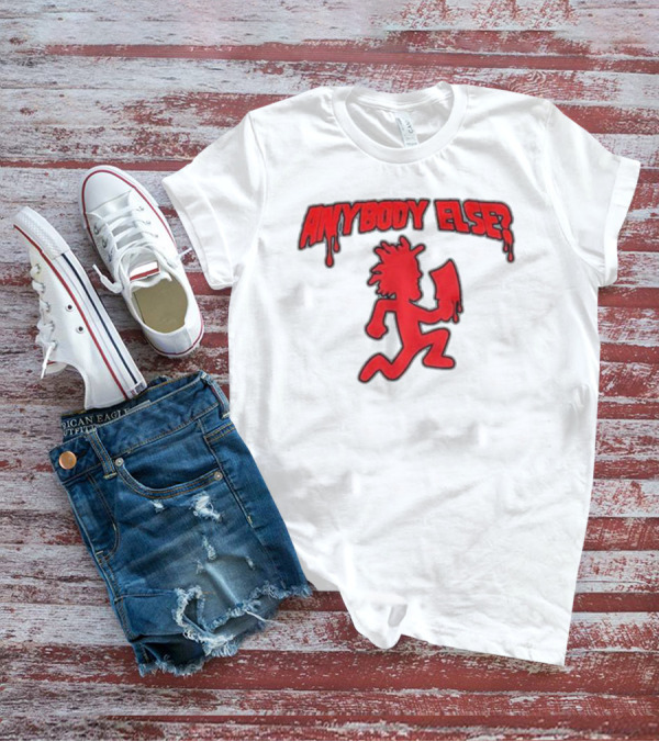 Anybody Else Hatchet Man Red Dripping Text T-Shirt