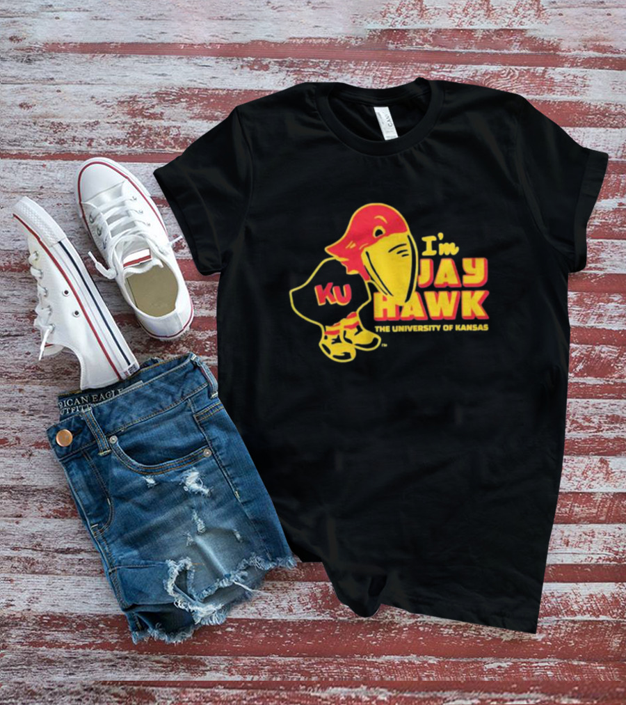 KU I'm A Jayhawk The University Of Kansas 1920 College Vault T-Shirt