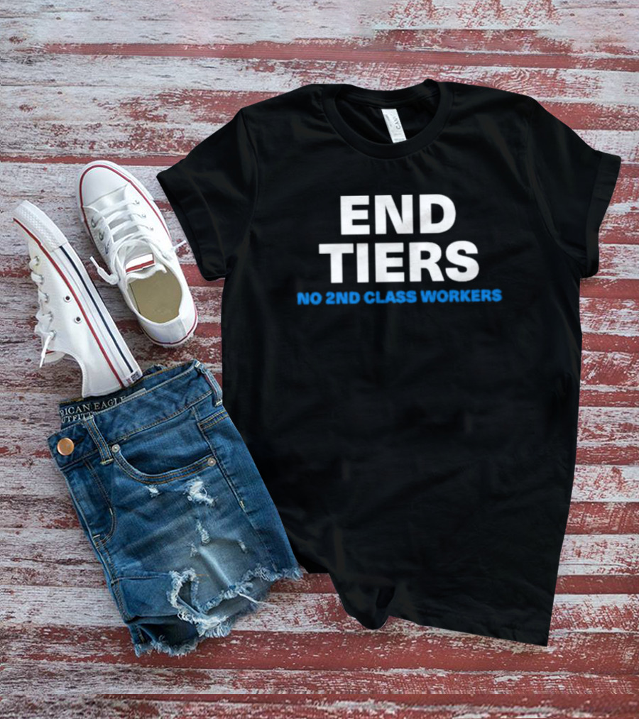 Shawn Fain End Tiers No 2nd Class Workers T-Shirt