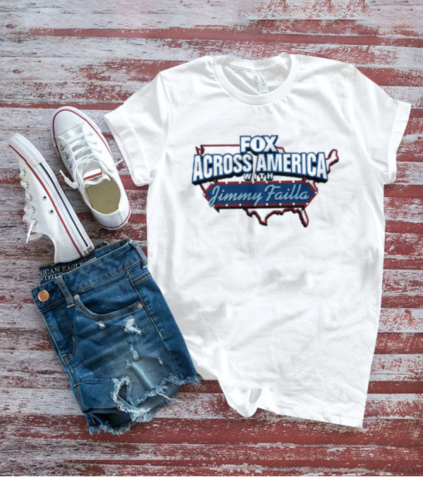 Fox Across America With Jimmy Failla Map Outline T-Shirt