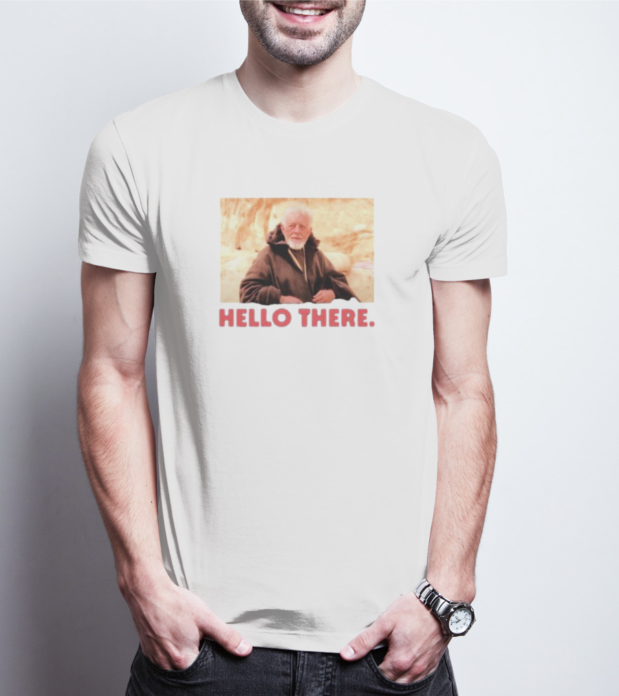 Alec Guinness Obi-Wan Kenobi Hello There Iconic Star Wars T-Shirt