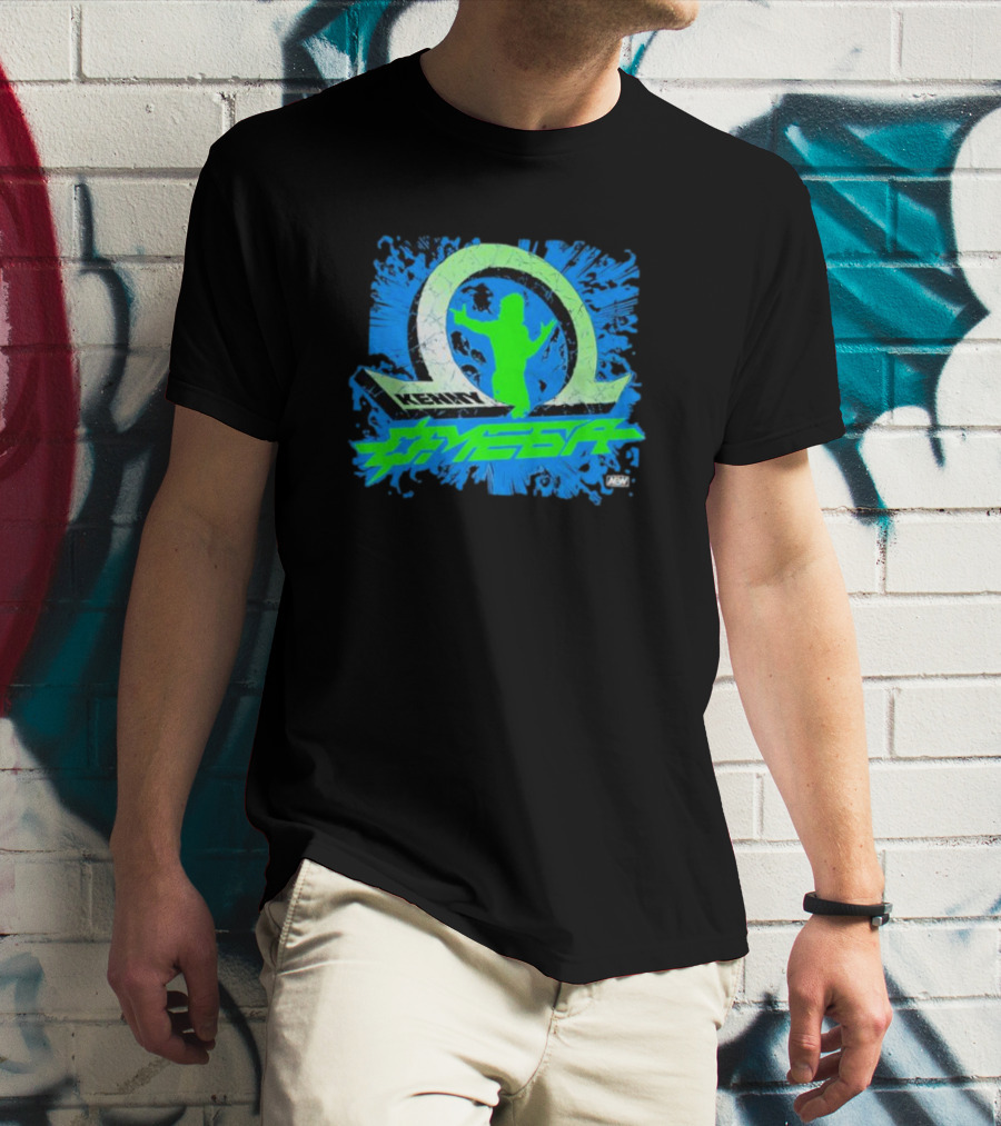 Kenny Omega OMEGA Time Trigger AEW Blue And Green T-Shirt
