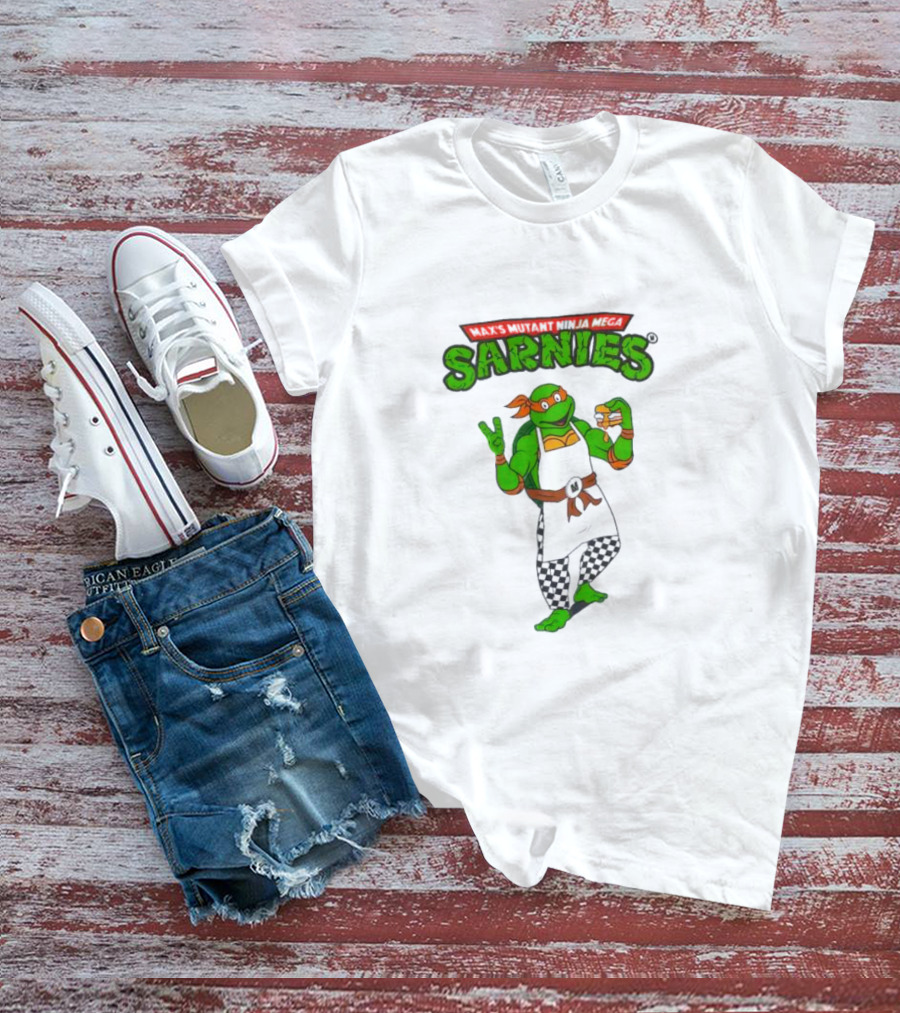 Max’s Mutant Ninja Mega Sarnies T-Shirt