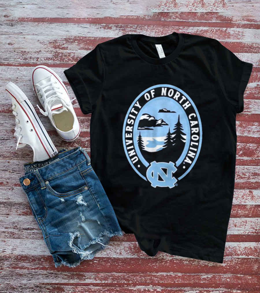 North Carolina Tar Heels University Of North Carolina Staycation T-Shirt
