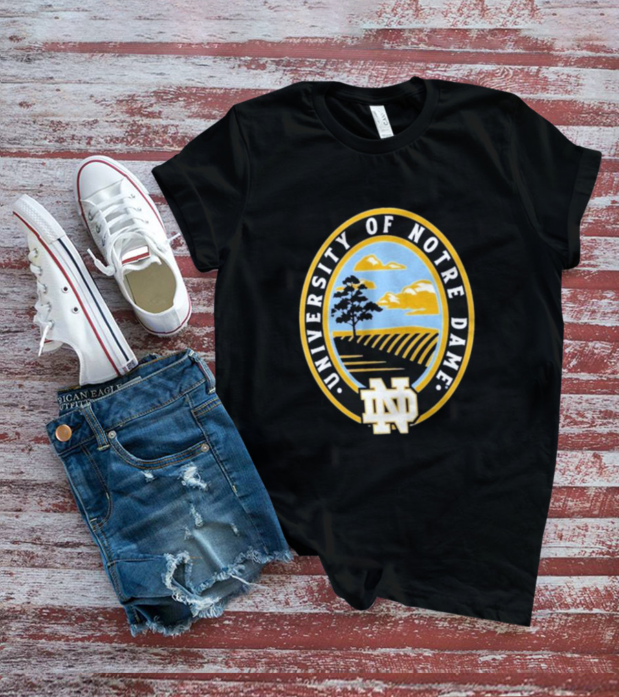 University Of Notre Dame Fighting Irish Staycation Fanatics Branded T-Shirt