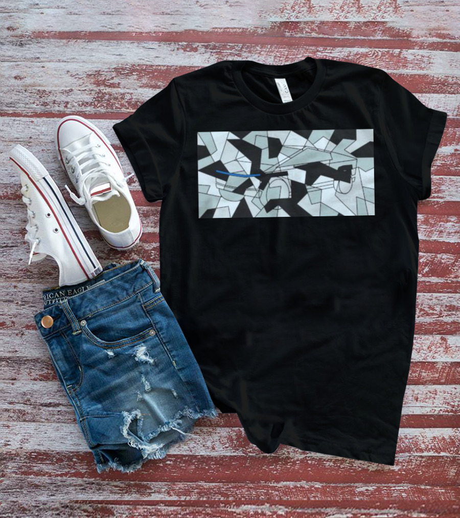 Teslaconomics Cybertruck Camo Geometric T-Shirt