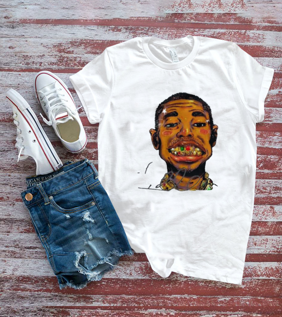 Vameee1 It’s The Way You Wear It Bold Cartoon Face T-Shirt