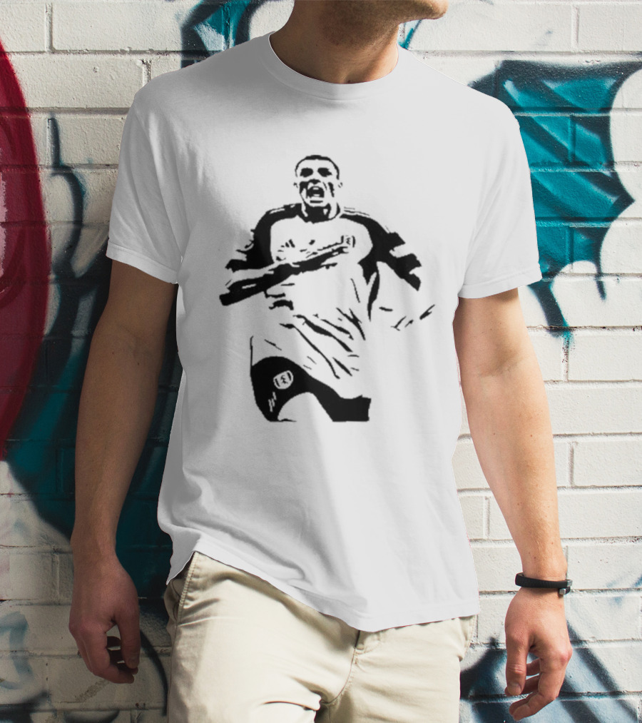 Palhinha Celebratory Silhouette Soccer Player Image T-Shirt