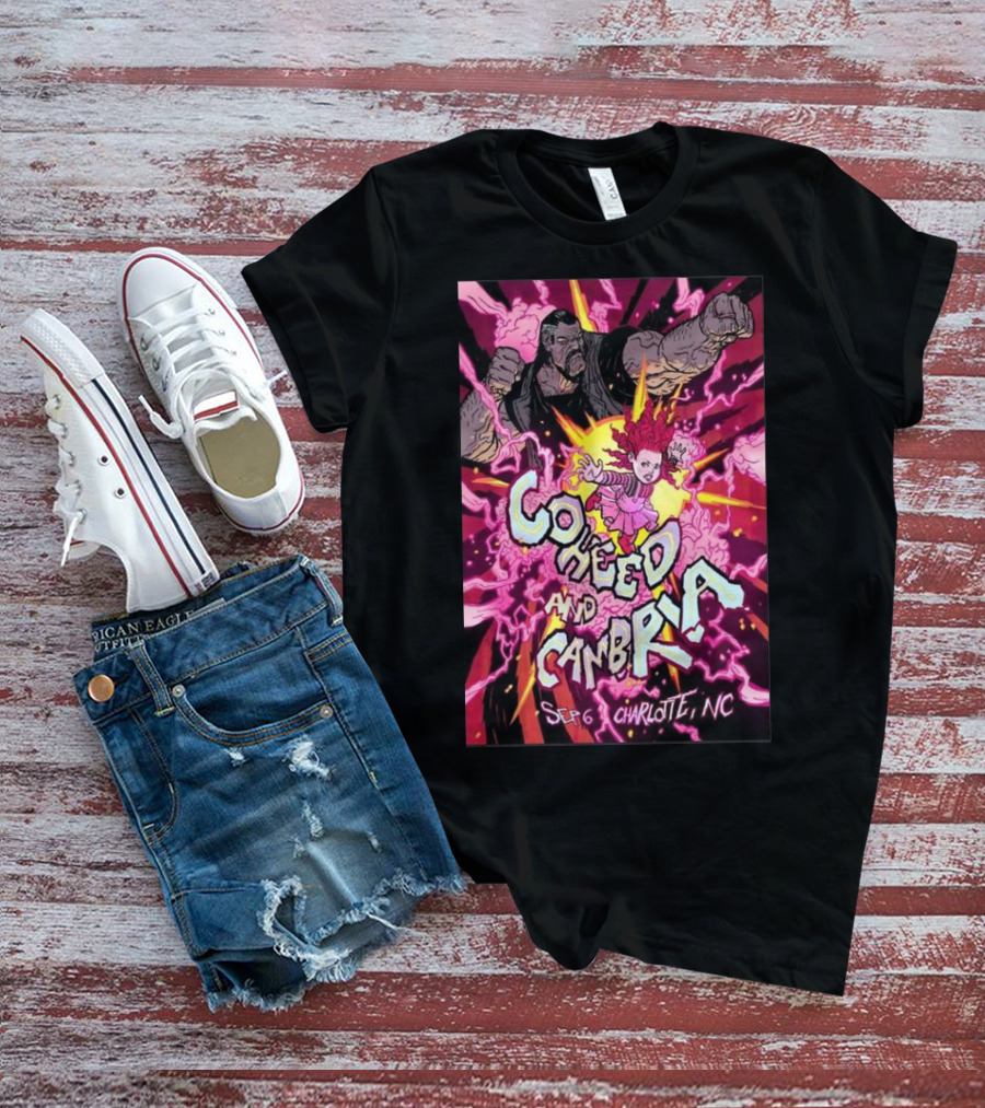 Coheed And Cambria Sep 6 Charlotte NC Comic T-Shirt