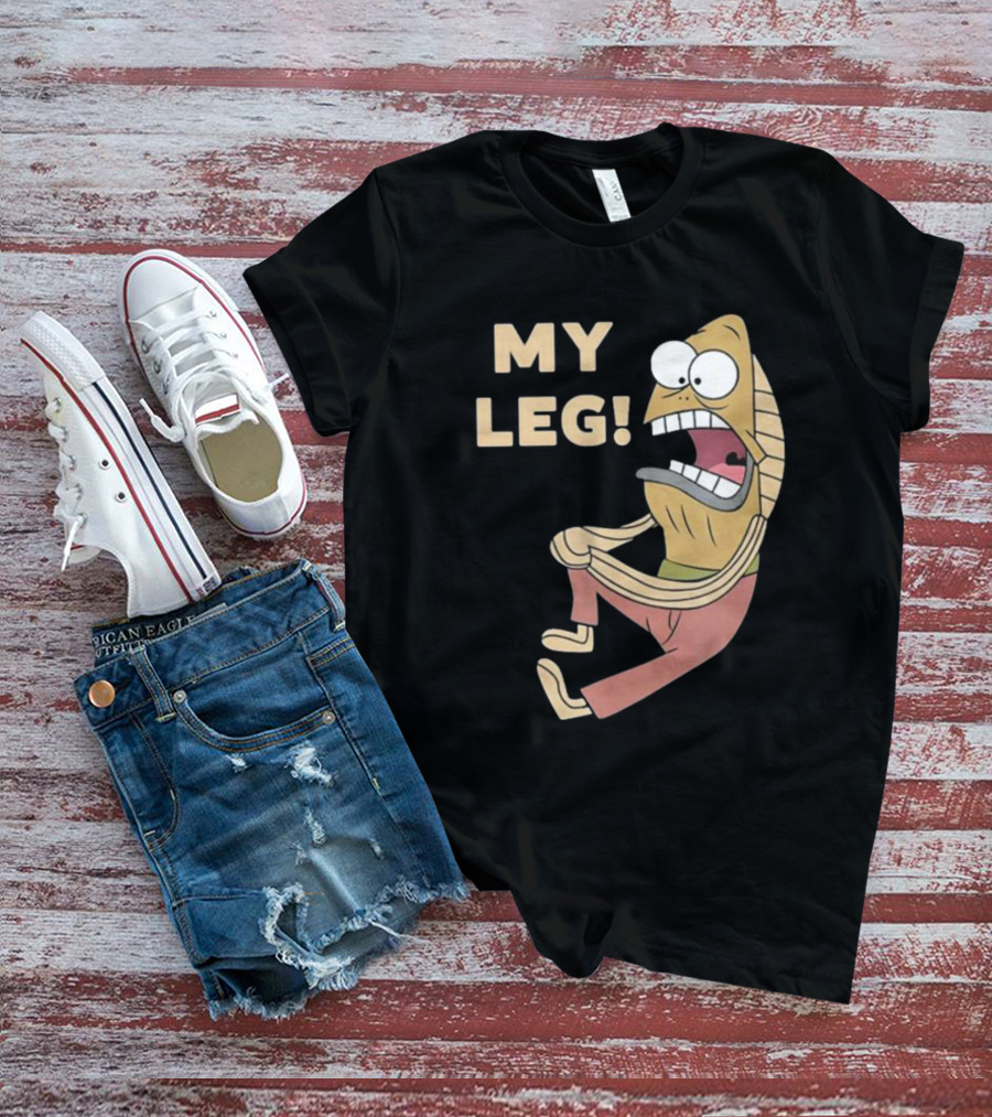 My Leg Mel Fred Fish Reference T-Shirt