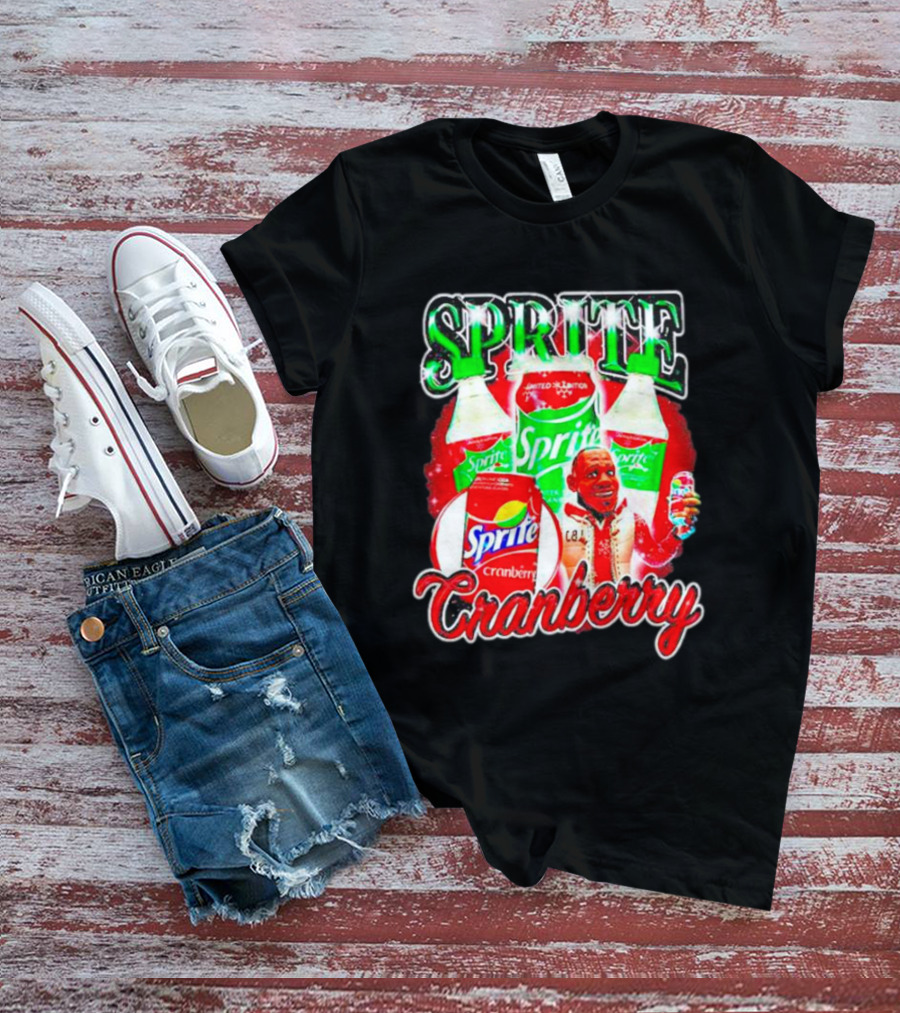 Sprite Cranberry Lebron James Cartoon T-Shirt