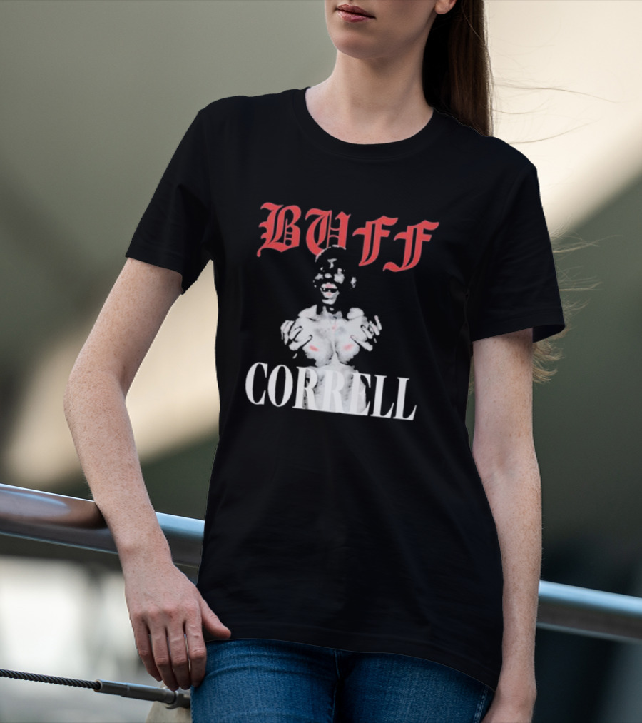 BUFF CORRELL Screaming Buff Correll Iconic Visual T-Shirt