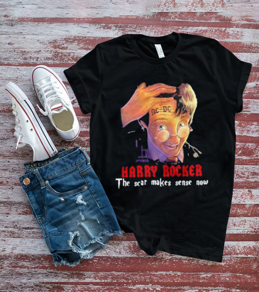 HARRY ROCKER AC-DC The Scar Makes Sense Now T-Shirt