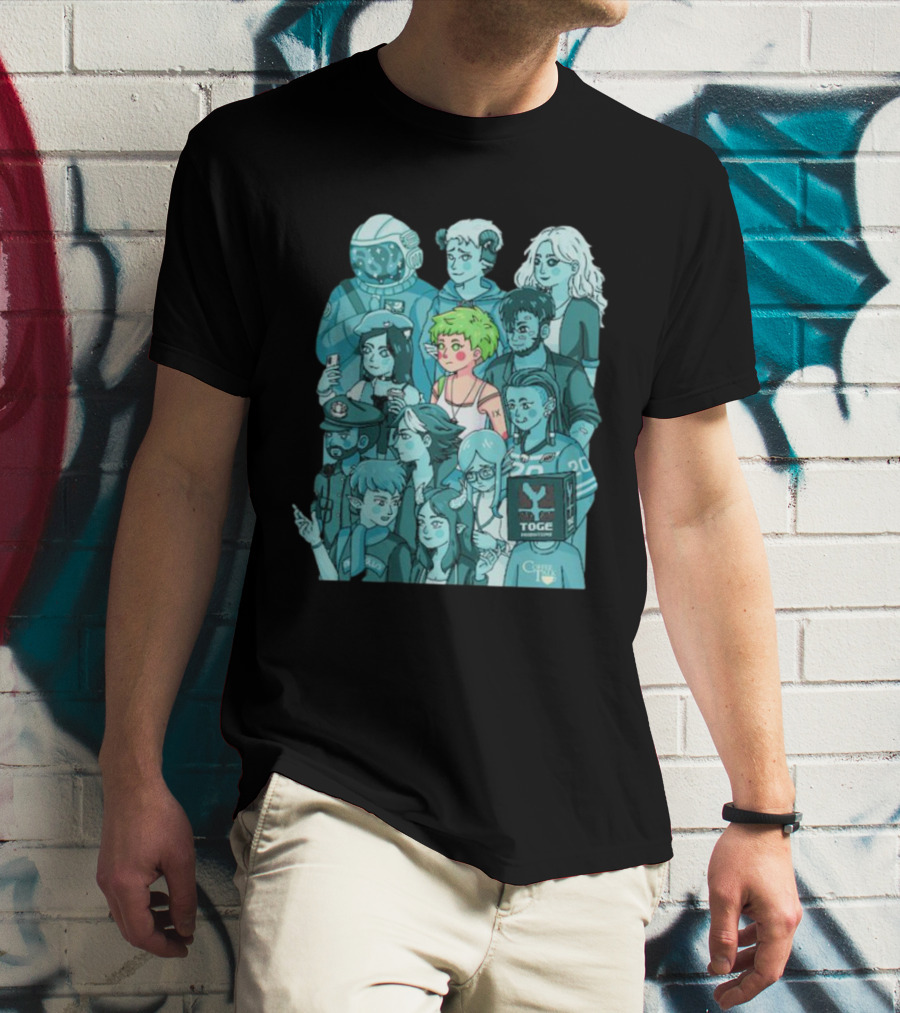 Space Wanderer And Friends With Diverse Characters T-Shirt