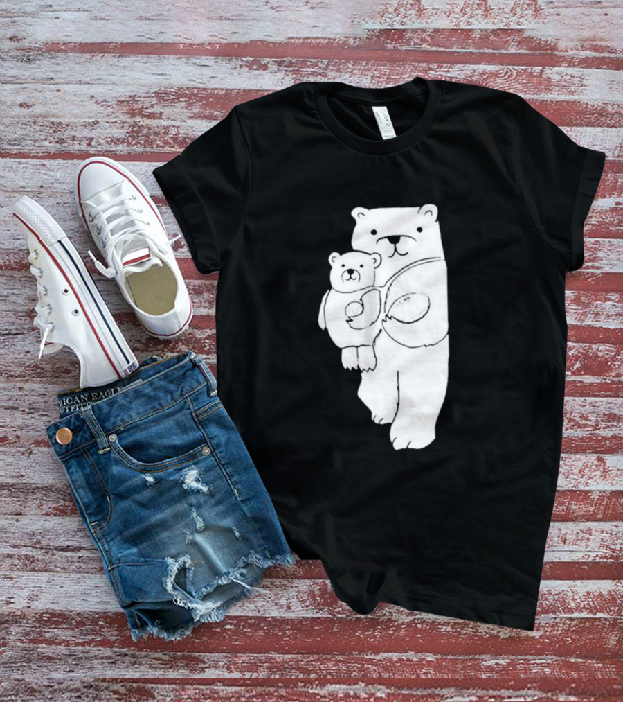 Nathan W Pyle Illinois Bear And Cub Duo T-Shirt