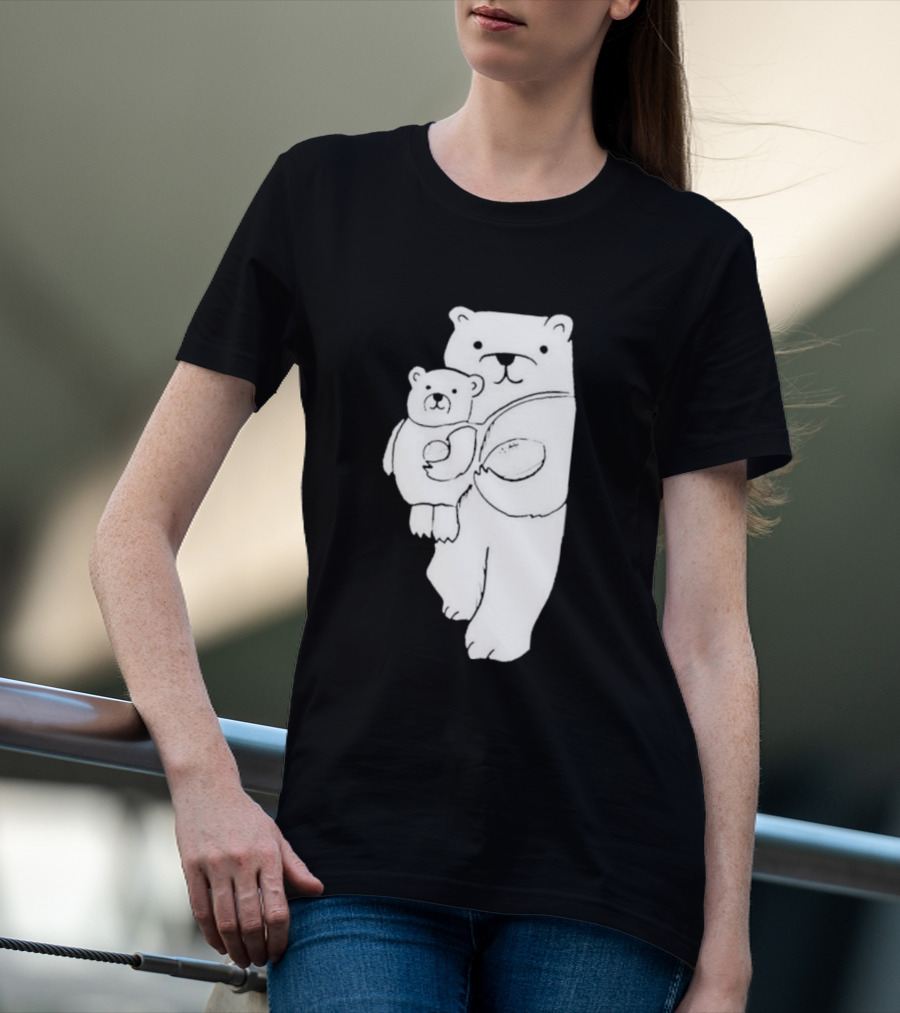 Nathan W Pyle Illinois Bear And Cub Duo T-Shirt