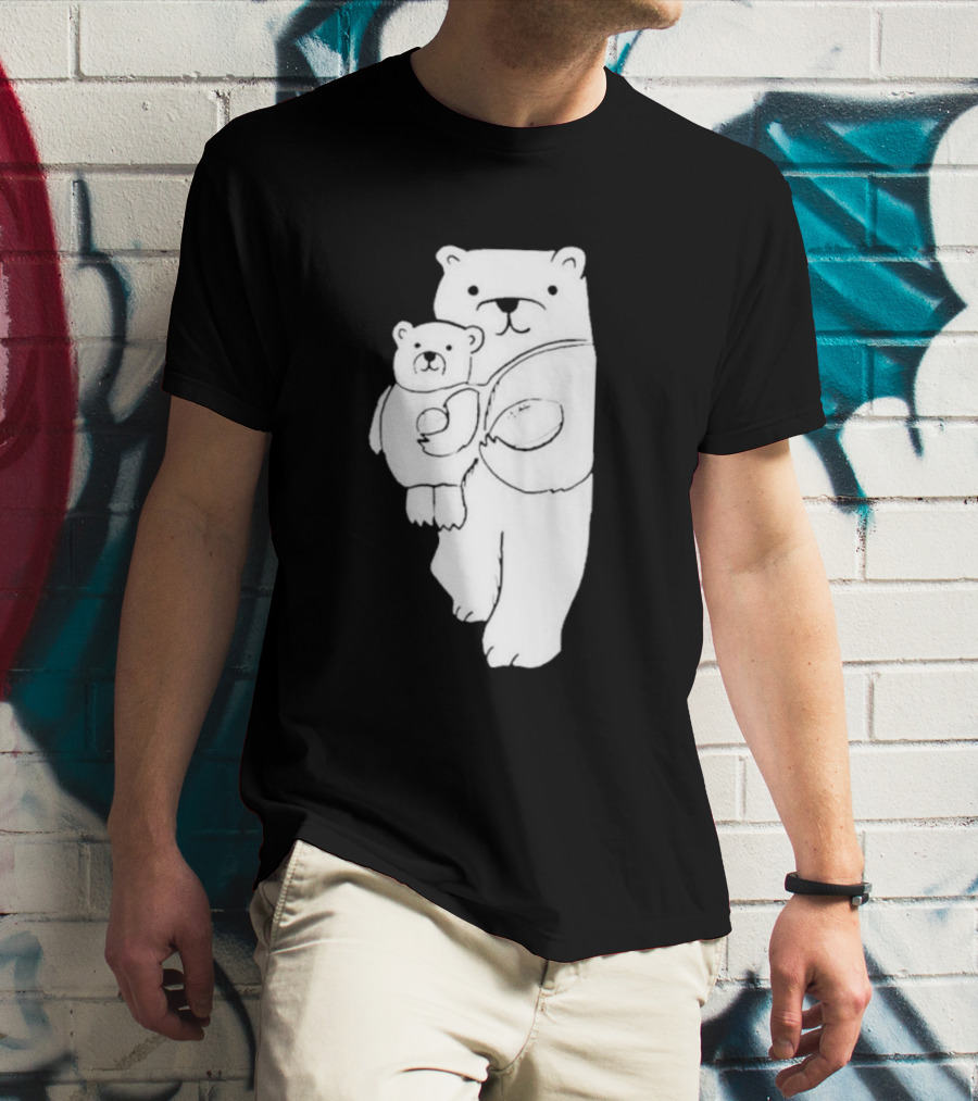 Nathan W Pyle Illinois Bear And Cub Duo T-Shirt