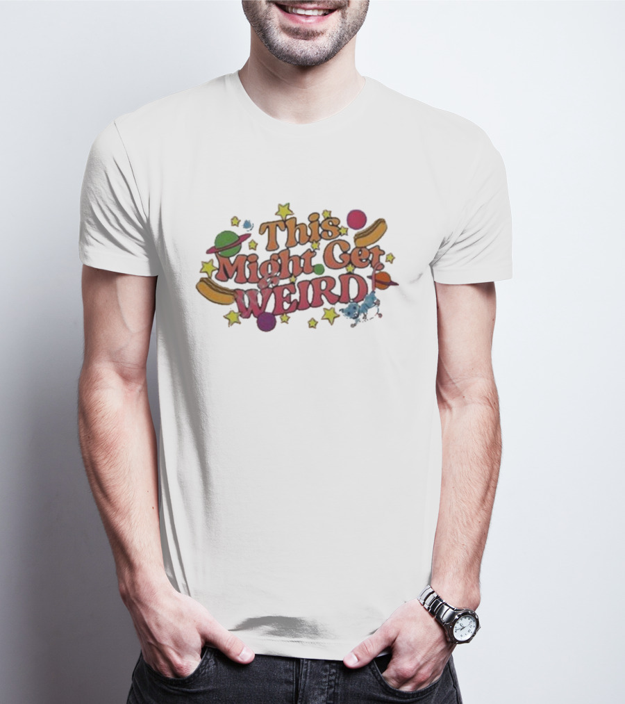 This Might Get Weird Critter Planets Stars Space T-Shirt