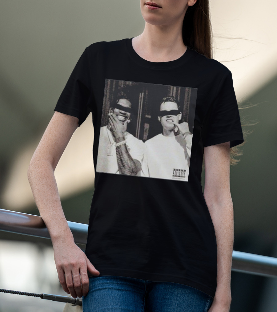 Bengalsgraphics They Are Burning All The Witches So Light Me Parental Advisory Duo With Black Bars T-Shirt