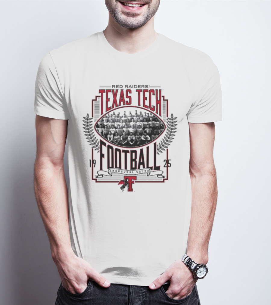Red Raider Texas Tech Football 1925 Team Photo T-Shirt