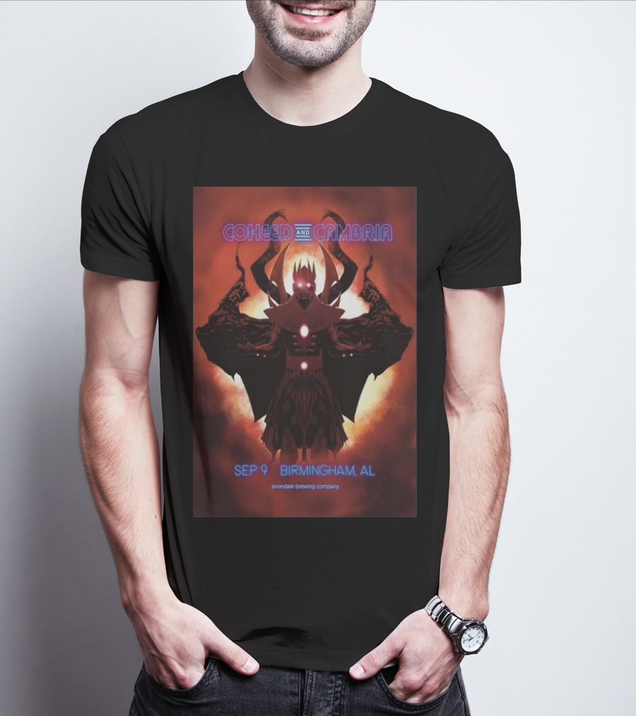 Coheed And Cambria Sep 9 Birmingham AL Avondale Brewing Company T-Shirt