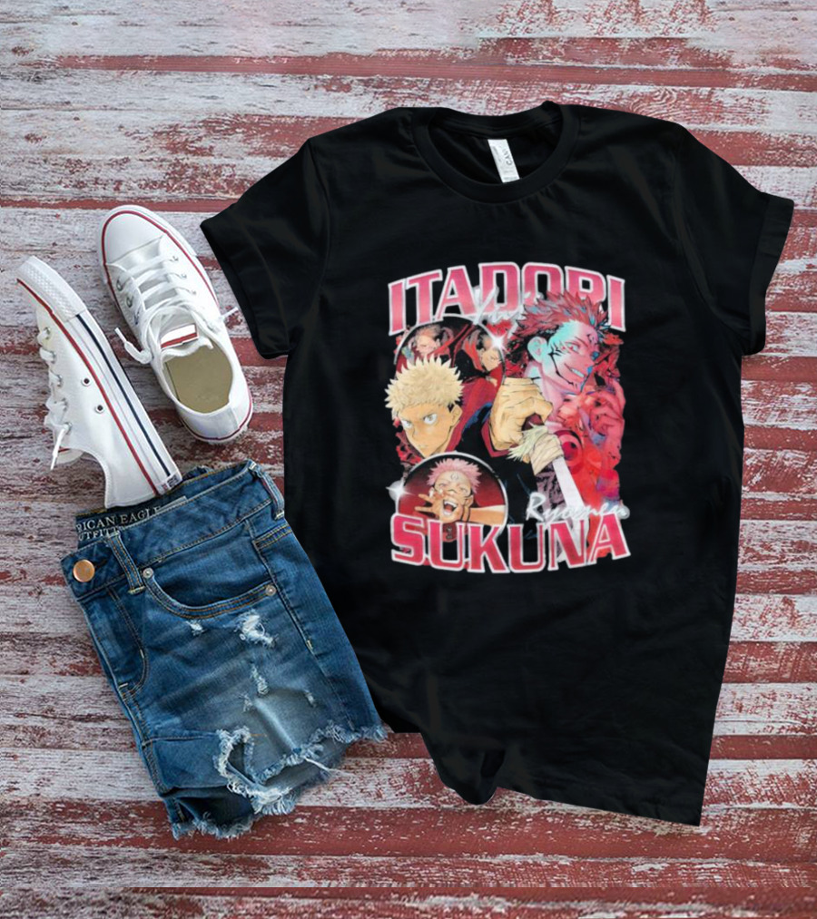 Itadori Yuji Ryomen Sukuna Jujutsu Kaisen Manga T-Shirt
