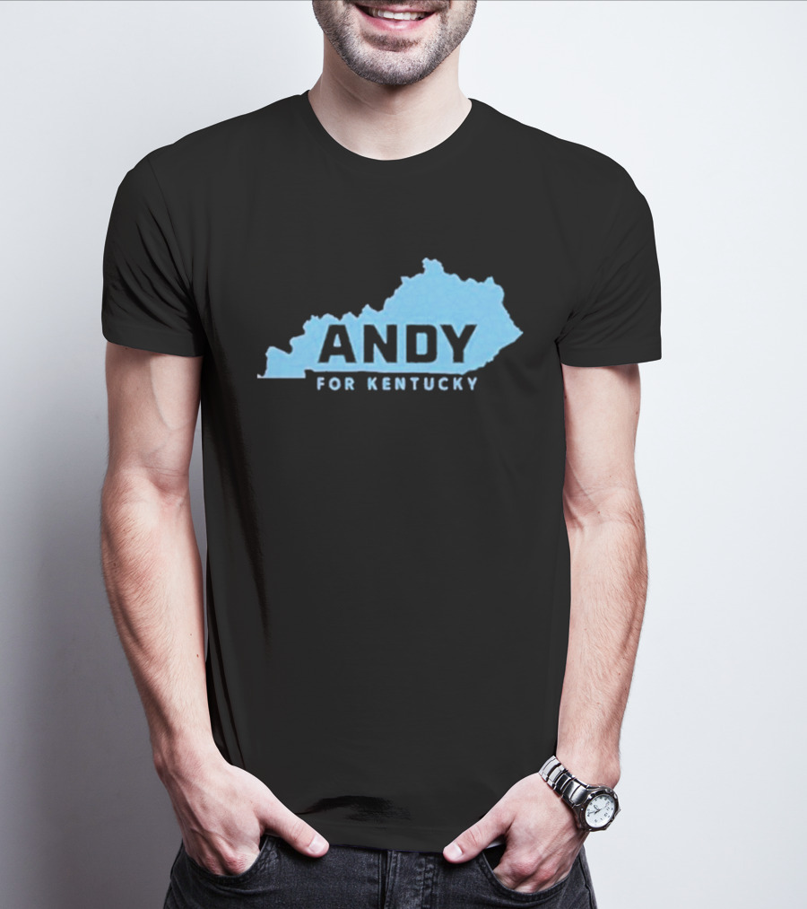 Andy For Kentucky Blue Map Campaign T-Shirt