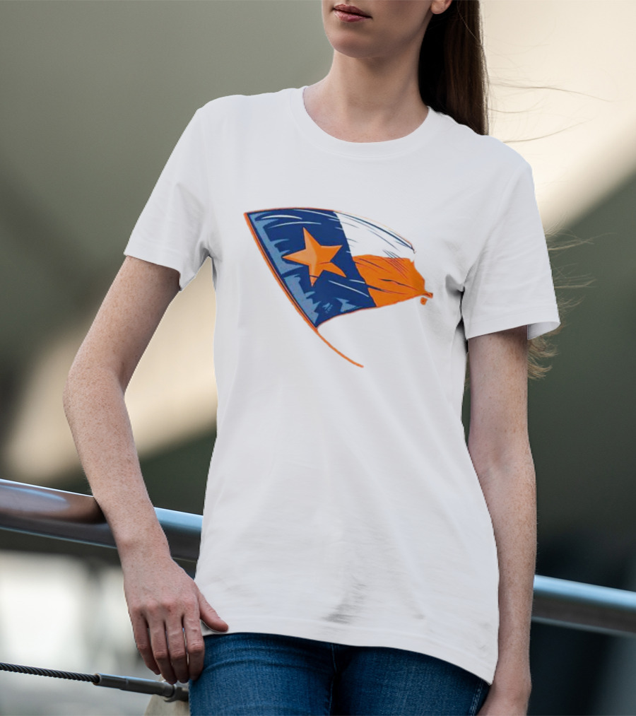Houston State Flag Texas Colors And Star T-Shirt