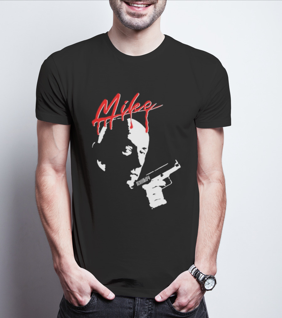 Mike Crime Noir Gunman T-Shirt