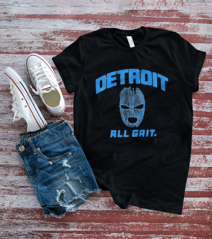 Detroit All Grit Ski Mask T-Shirt