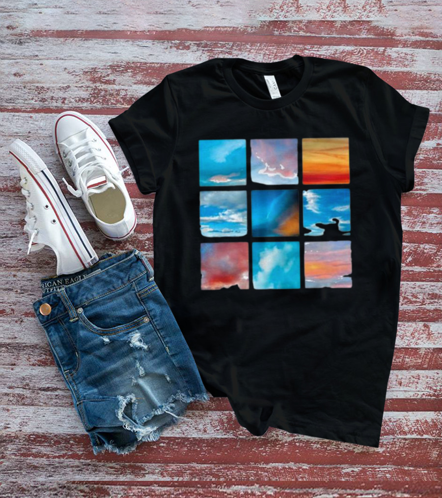 Sunsets And Skies Colorful Sky Panels T-Shirt