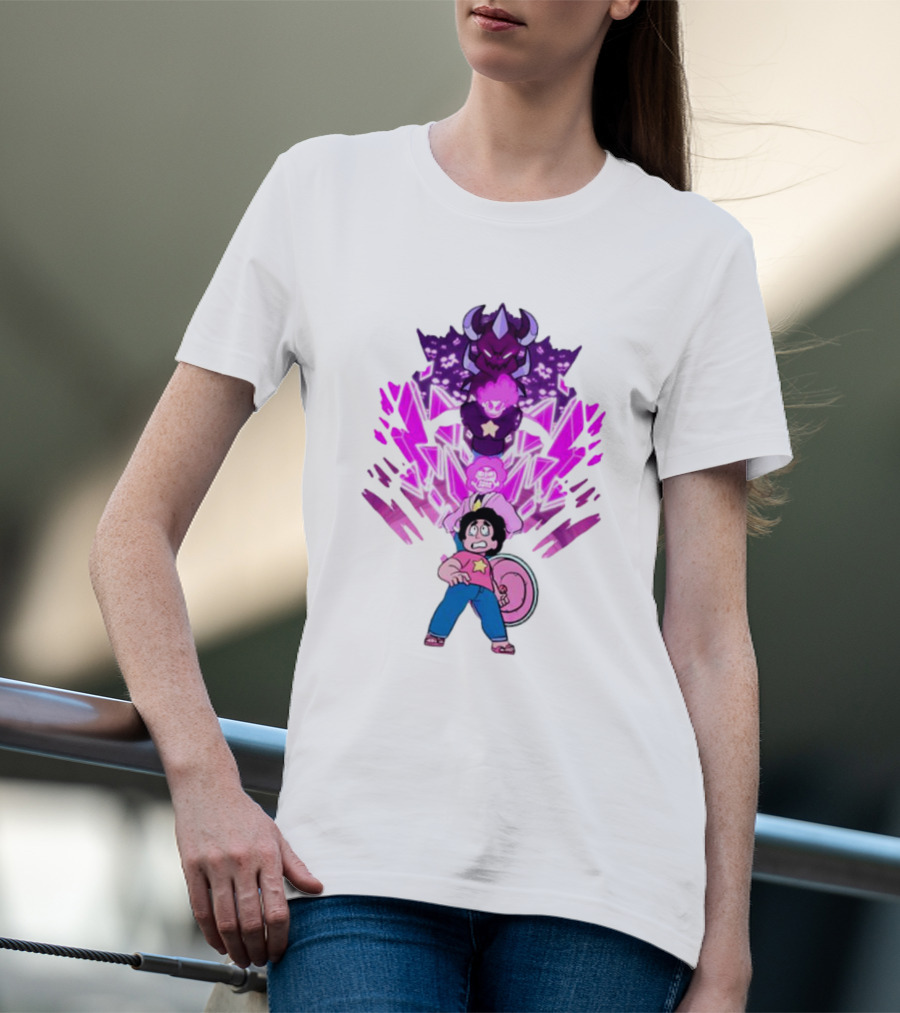 Jakeneutron Steven Universe Dark Fusion Transformation T-Shirt