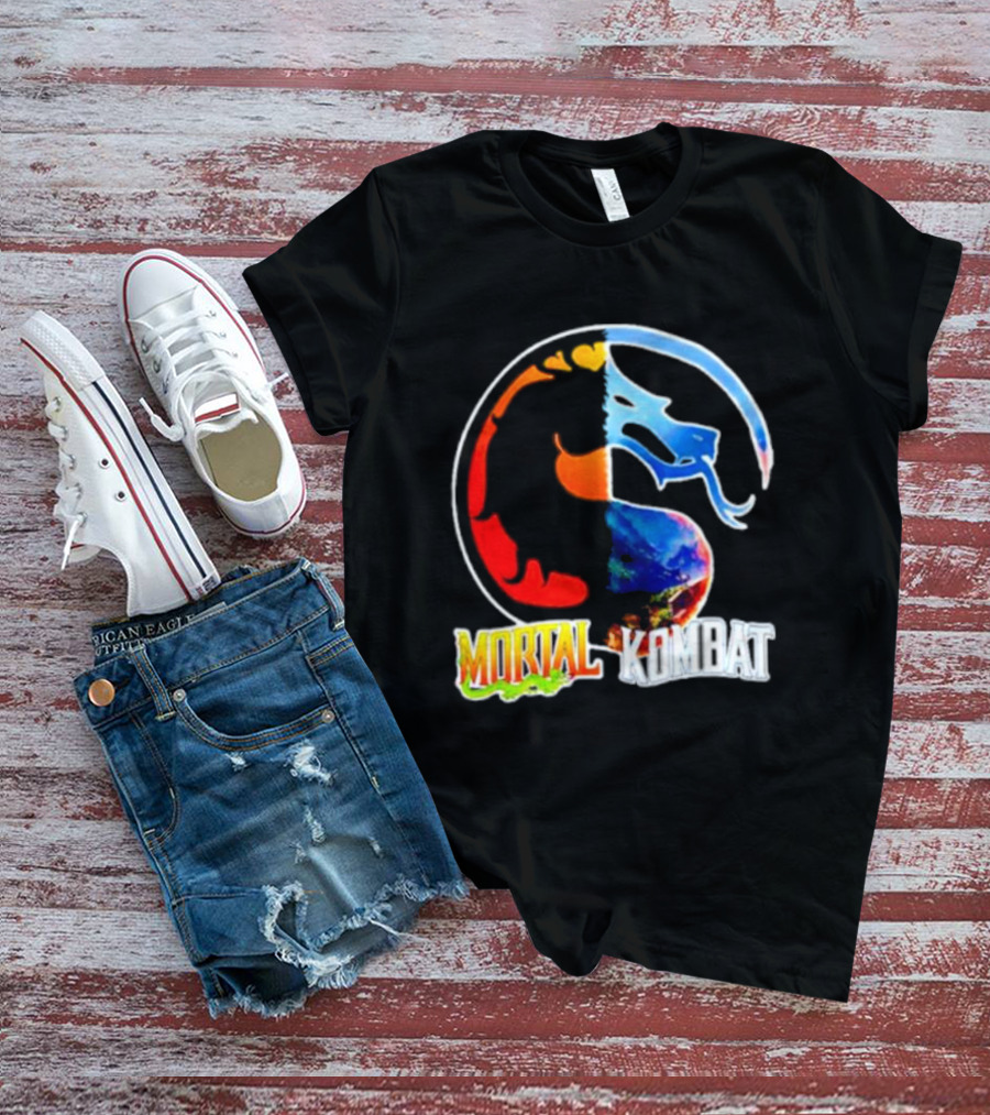 Mortal Kombat Dual-Color Dragon T-Shirt