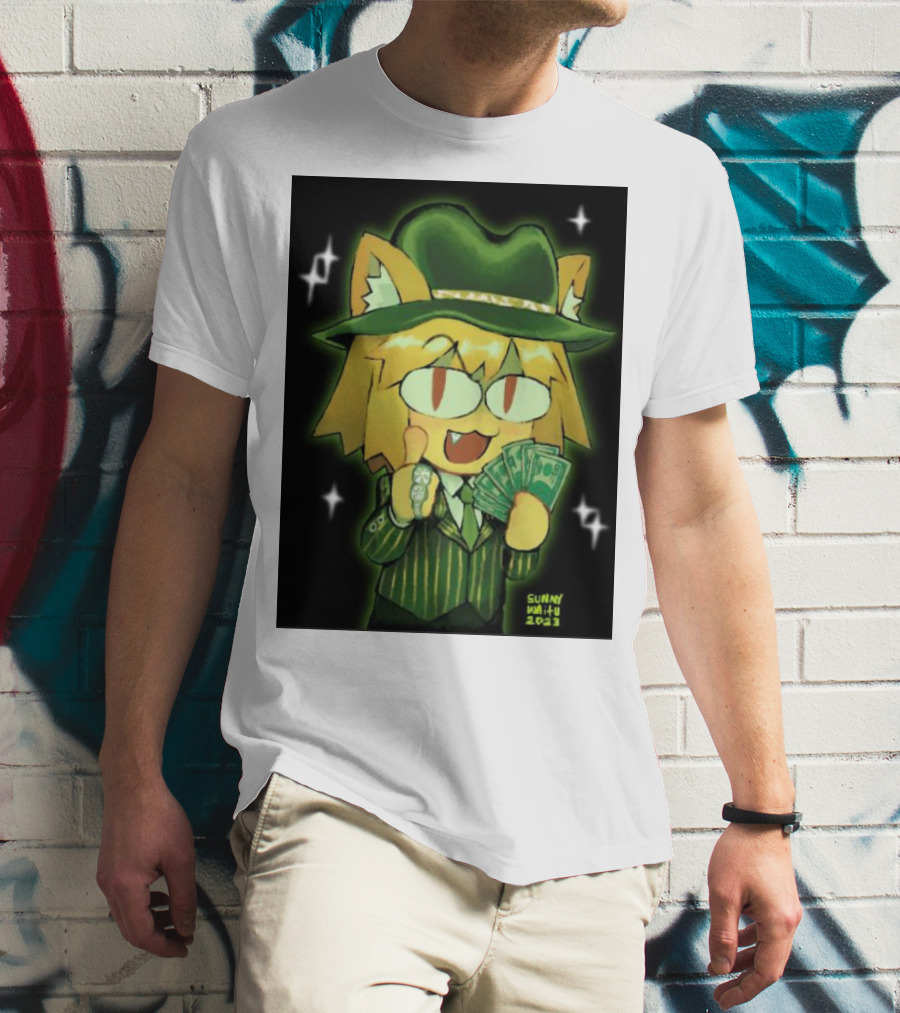 Sunny Waifu Gangster Neco-Arc With Money And Ring T-Shirt