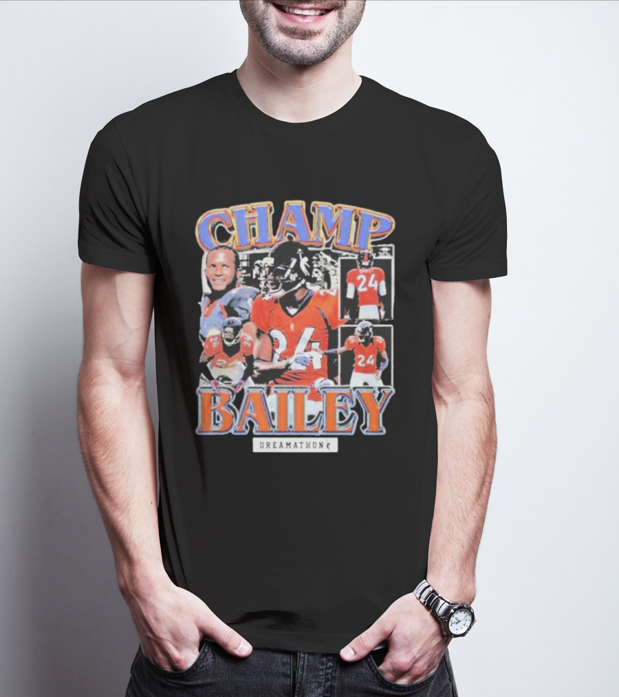 CHAMP BAILEY DREAMATHON NFL 24 T-Shirt