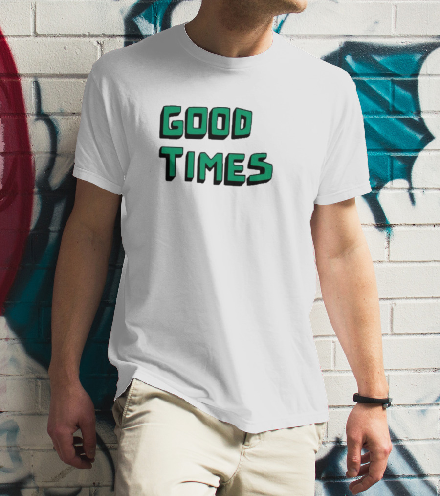 Good Times Bella Freud Black Shirt Fashion T-Shirt