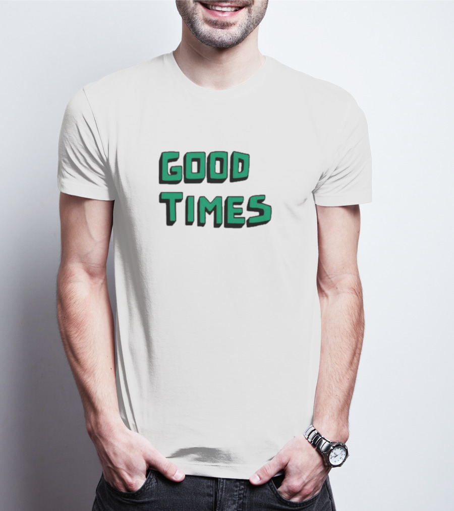 Good Times Bella Freud Black Shirt Fashion T-Shirt