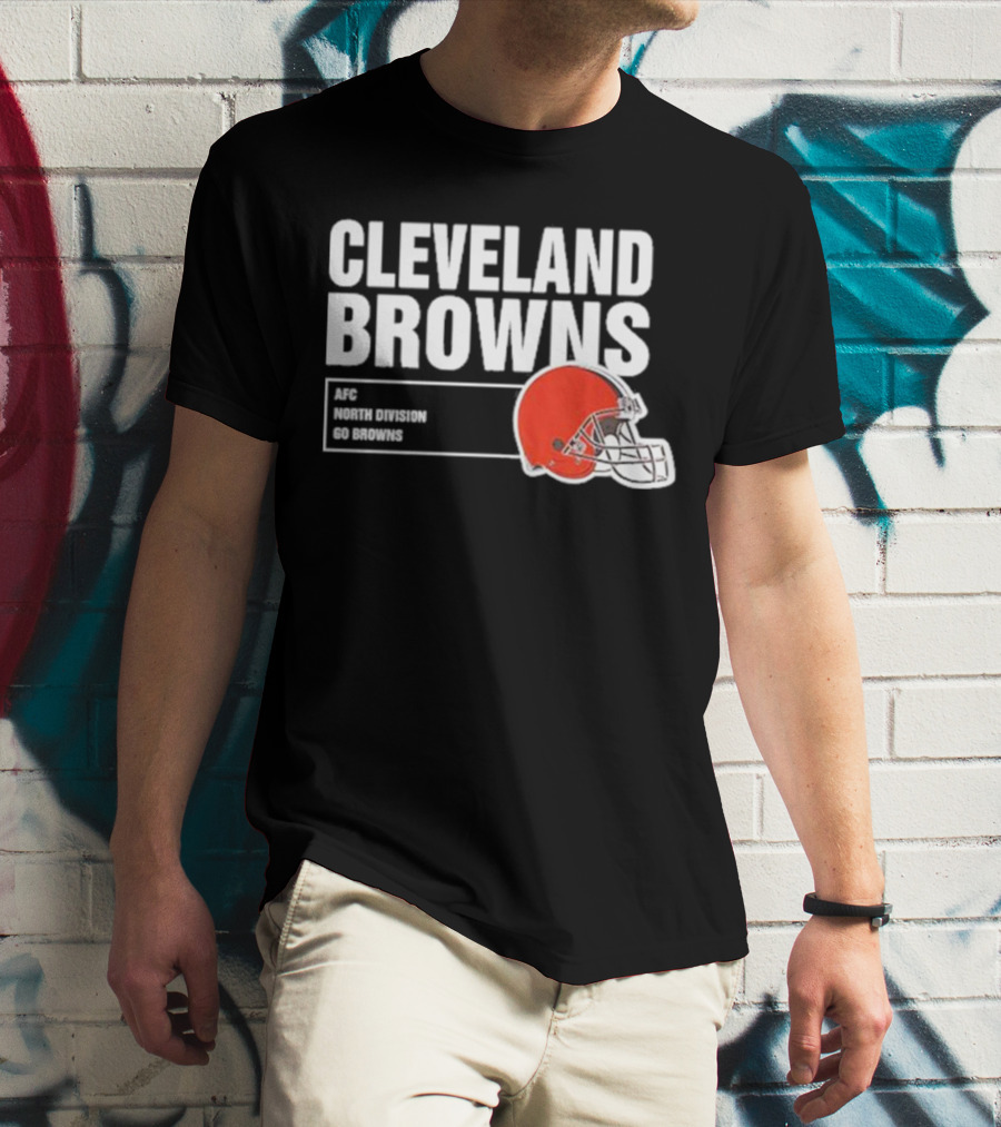 Cleveland Browns AFC North Division Go Browns T-Shirt