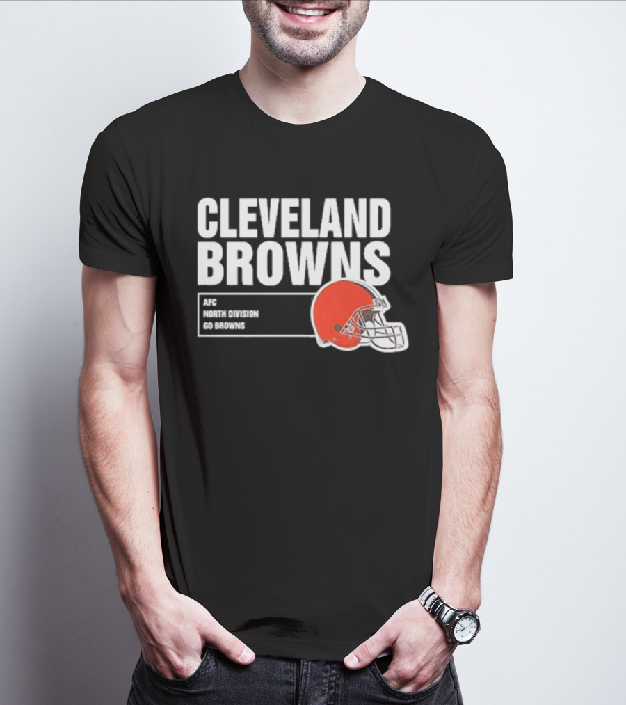 Cleveland Browns AFC North Division Go Browns T-Shirt