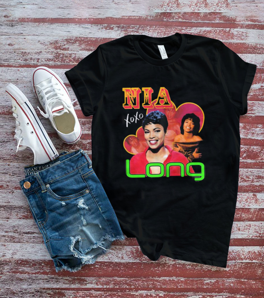 Nia Long Xoxo 90s Nostalgia Collage T-Shirt
