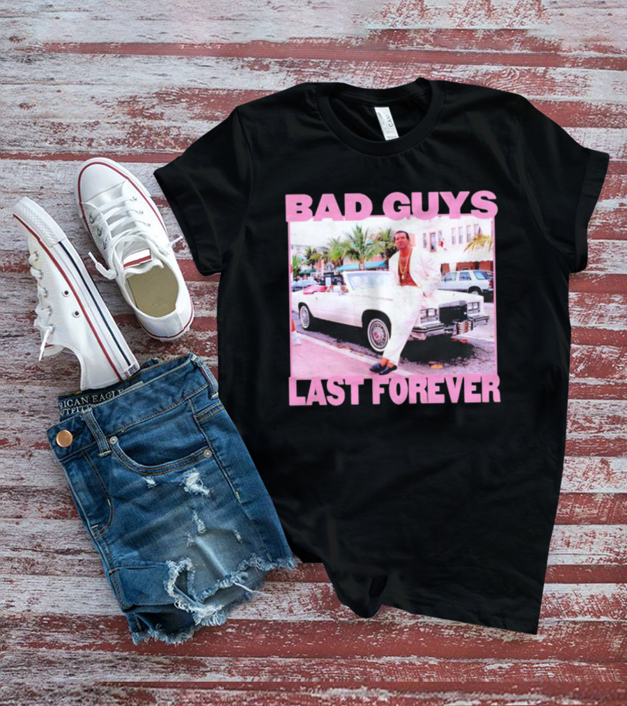 Scott Hall Bad Guys Last Forever Retro Miami Vibe T-Shirt