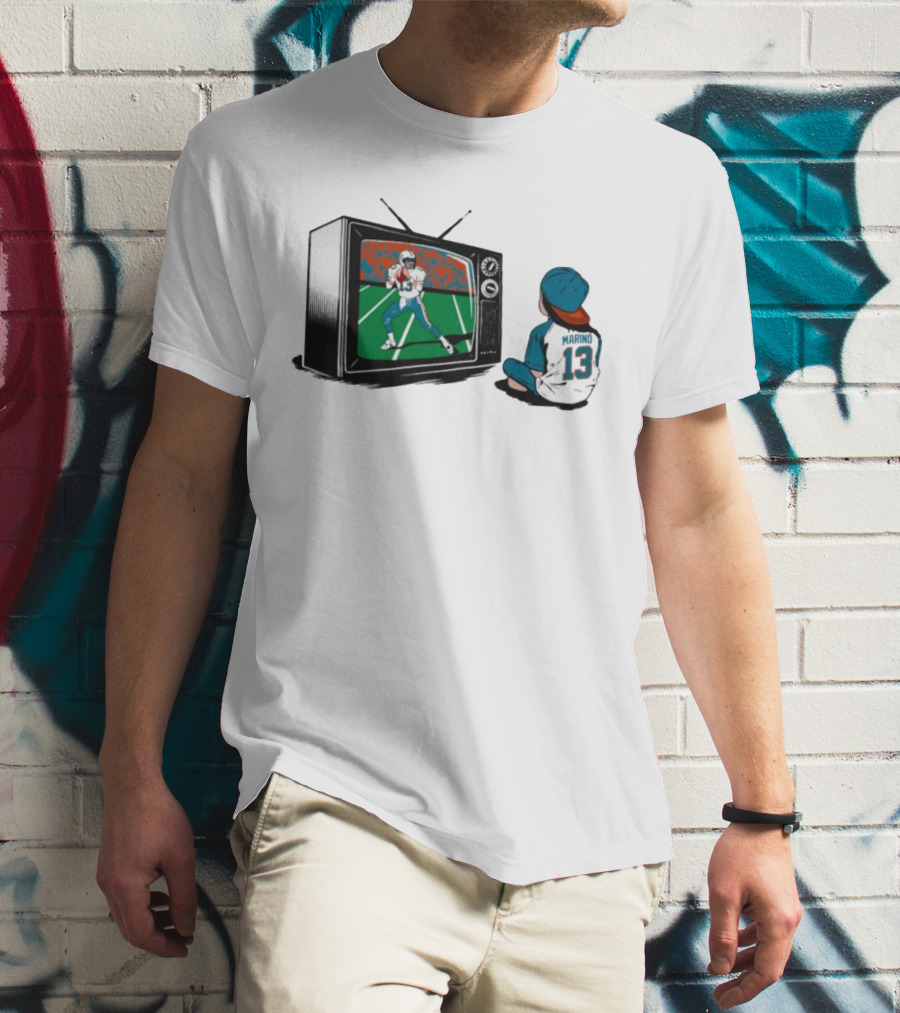Youth Idols Watching Marino 13 Football Legend T-Shirt