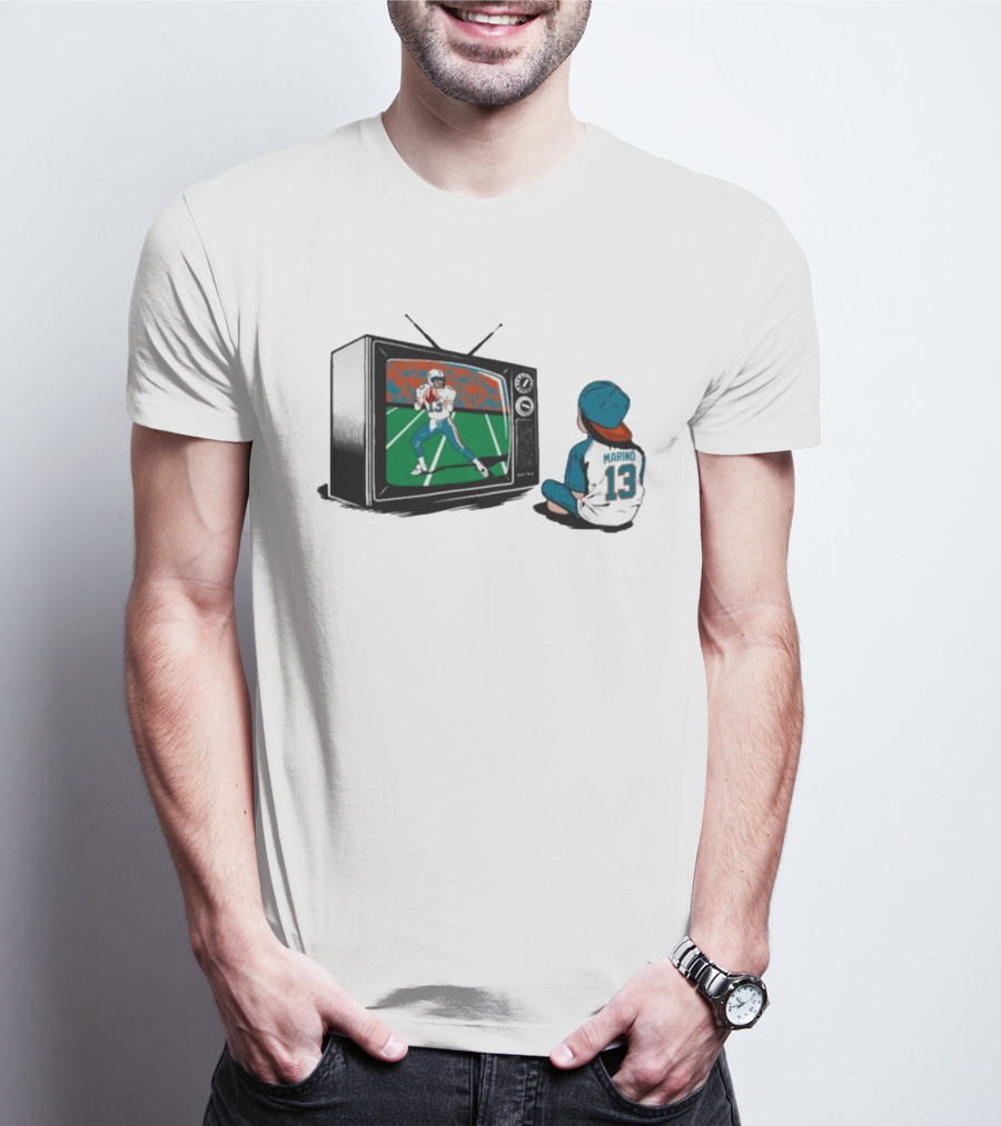 Youth Idols Watching Marino 13 Football Legend T-Shirt