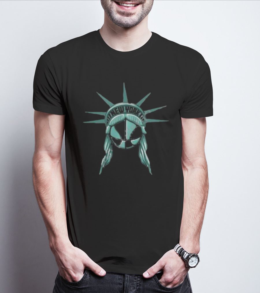 New York Lady Liberty Basketball Athlete T-Shirt
