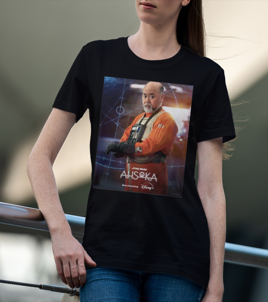 Ahsoka Carson Teva Character Star Wars Disney Plus Now Streaming T-Shirt